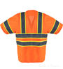 Orange Class 3 Mesh Safety Vest with Yellow Trim SWATCH