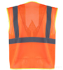 MV327C-2 Orange Reflective Mesh Class 2 Safety Vest SWATCH