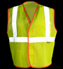 Yellow Lime Economy Safety Vest SWATCH