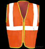 EconomyOrange Mesh Reflective safety vest SWATCH