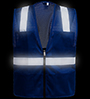 MSD1001NV Navy Blue Mesh Safety Vest SWATCH