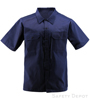 Navy Blue Short Sleeve Work Shirt SWATCH