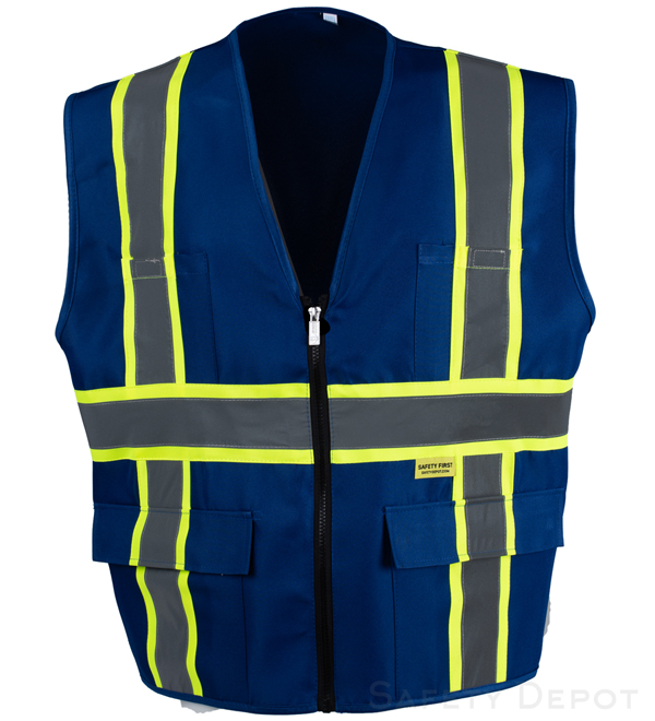 Professional Royal Blue Safety Vest