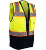 Navy Blue Bottom Lime Safety Vest SWATCH