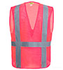 MSD1001PK Pink Mesh Safety Vest SWATCH