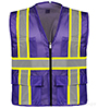 MP40-PRP Professional Purple Mesh Vest SWATCH