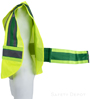 Green Public Work Safety Vest SWATCH