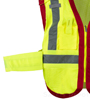 Public work Safety Vest PWB505-Red SWATCH