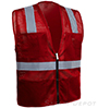 MSD1001RD Red Mesh Safety Vest SWATCH