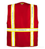 8038A-RD Red Safety Vest SWATCH