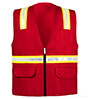 8038A-RD Red Safety Vest SWATCH