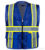 MP40-RB Professional Mesh Royal Blue  Vest SWATCH