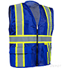 MP40-RB Professional Mesh Royal Blue  Vest SWATCH