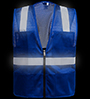 MSD1001RB Royal Blue Mesh Safety Vest SWATCH