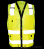 SURV522C-2 Surveyor Lime Yellow Safety Vest SWATCH