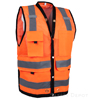 Orange Surveyor Safety Vest - Mesh Top Body SWATCH