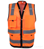 Orange Surveyor Safety Vest - Mesh Top Body SWATCH