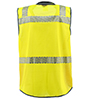 ZIG544-RD Premium Red Bottom Two Toned Class 2 Safety Vest SWATCH