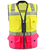 SV544-PK Class 2 Two Toned Safety Vest (Pink Bottom) SWATCH