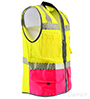 ZIG544-PK Class 2 Two Toned Safety Vest (Pink Bottom) SWATCH