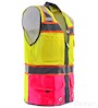 Pink Bottom Two Toned Class 2 Safety Vest SWATCH