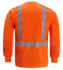 2w INTL. Hi Vis Orange Reflective Long Sleeve Shirt SWATCH