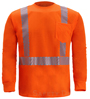 2w INTL. Hi Vis Orange Reflective Long Sleeve Shirt SWATCH