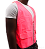 Unisex Pink Safety Vest SWATCH