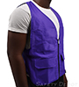 Unisex Purple Safety Vest SWATCH