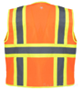 VEL5038 Orange Class 2 Safety Vest SWATCH