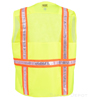 VEL6048M Lime Mesh Velcro Safety Vest SWATCH