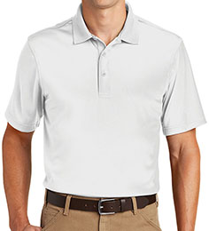 CS412 White Polo Shirt Snag Proof Polyester Stain-Release Finish THUMBNAIL