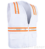 8038A-PW White Safety Vest SWATCH