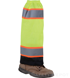 Yellow/Lime Reflective Boot Gaiters GML-18 THUMBNAIL