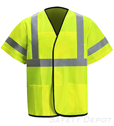 Polyester material makes our hi-vis clothing lightweight, perfect for warmer weather THUMBNAIL