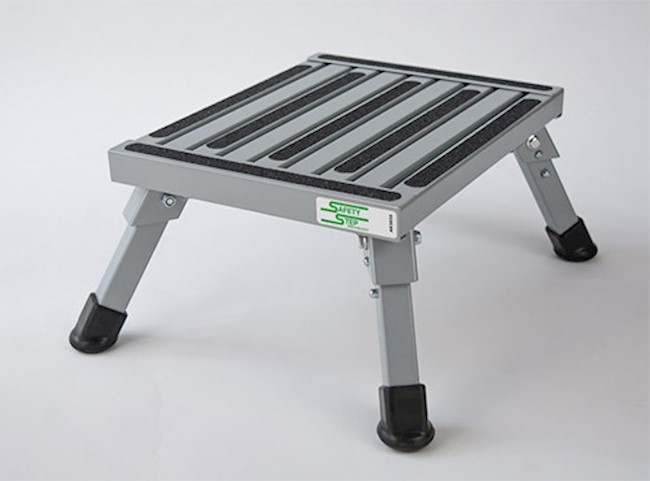 Small Folding Safety Step - Silver – Safety Step Online Store