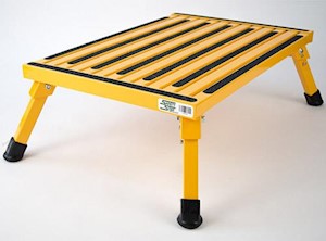 XL Folding Safety Step - Yellow MAIN