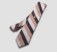 Blue/White/Tan SAR Silk Tie MAIN