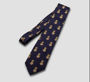 NAVY SAR LOGO TIE LARGE