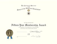 15 Year Service Certificate MAIN