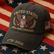 250th Anniversary Gray Eagle Hat THUMBNAIL