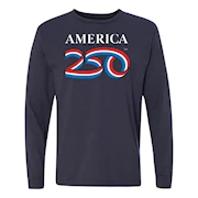 America 250 Black Long Sleeved Shirt THUMBNAIL