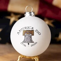 America 250 Liberty Bell Ornament MAIN