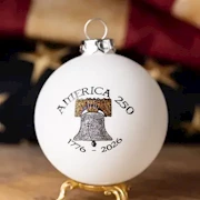 America 250 Liberty Bell Ornament THUMBNAIL