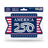 America 250 Badge Car Magnet MAIN
