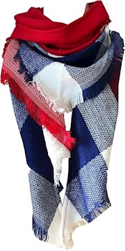 Women's Patriotic Shawl THUMBNAIL