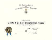 35 YEAR SERVICE CERTIFICATE MAIN