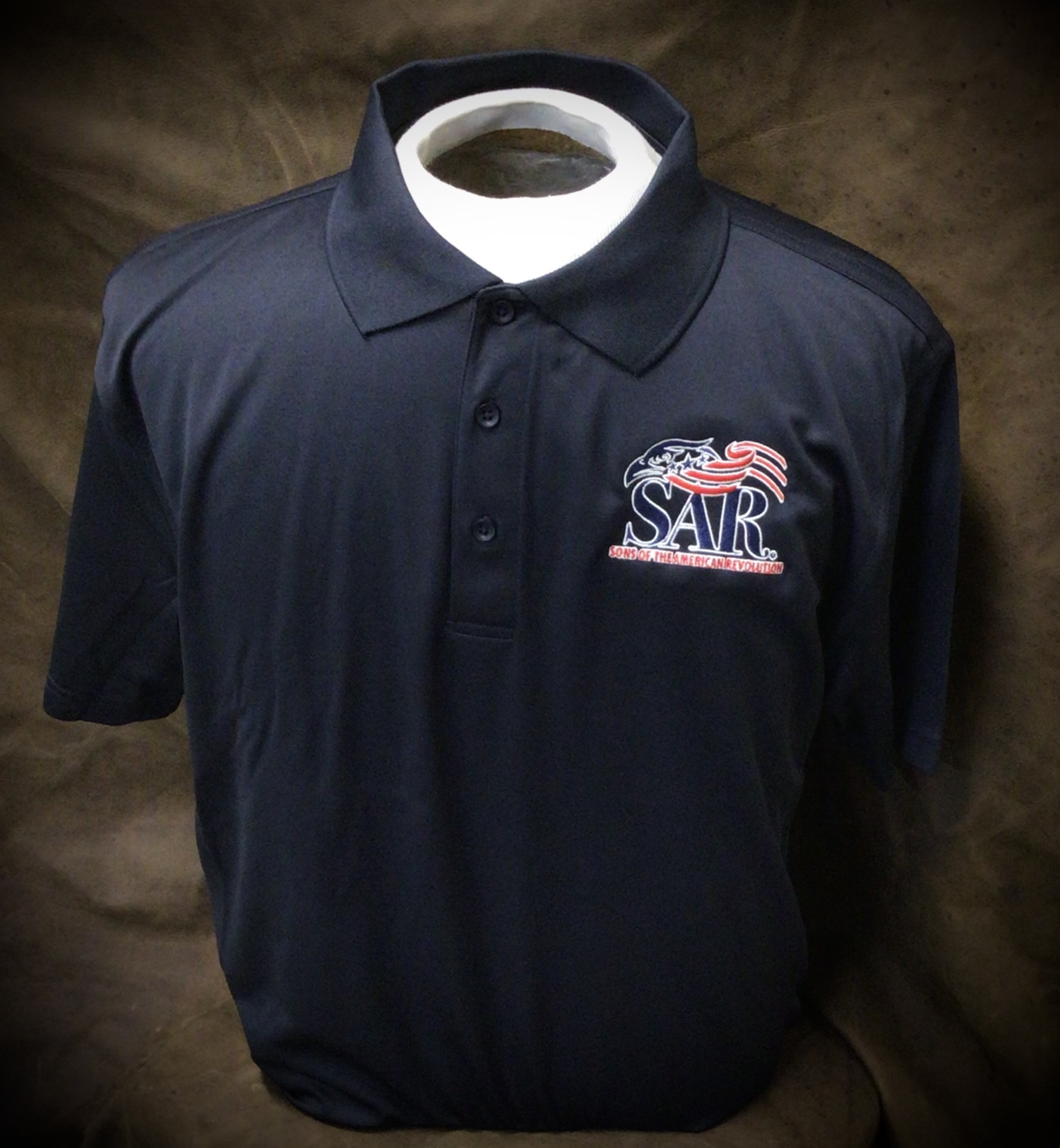 NAVY SAR POLO LARGE