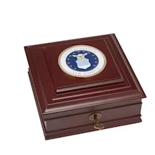 US Air Force Medallion Desktop Box LARGE