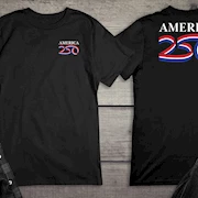 America 250th Anniversary Black T-Shirt THUMBNAIL
